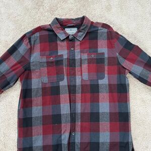 Rugged Elements Red & Grey Men’s Flannel Size XL